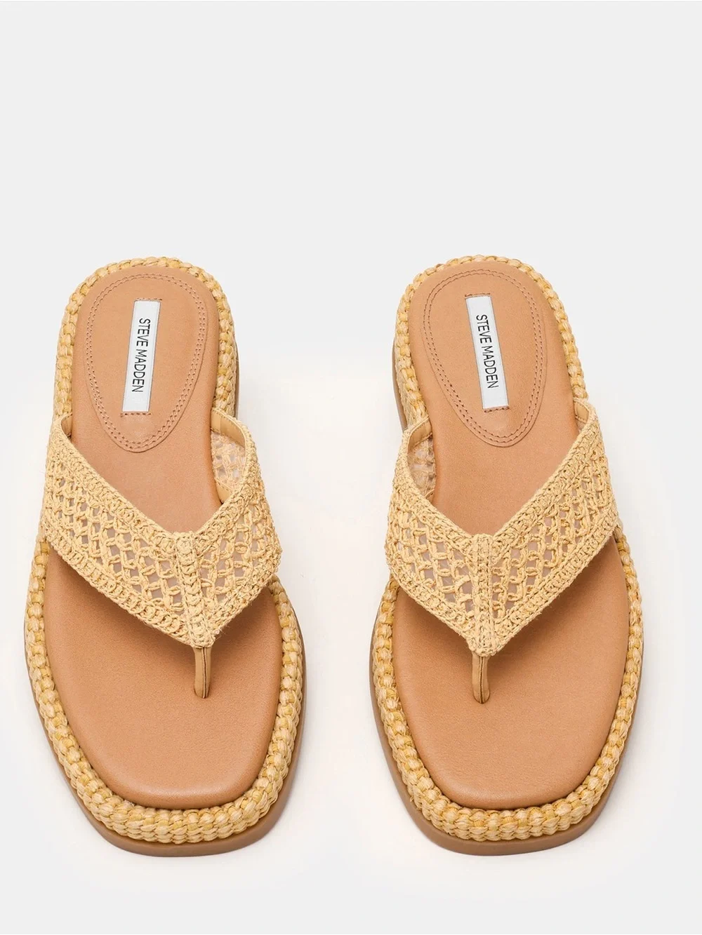 Steve Madden Bella raffia sandal size 7 - Picture 1 of 4